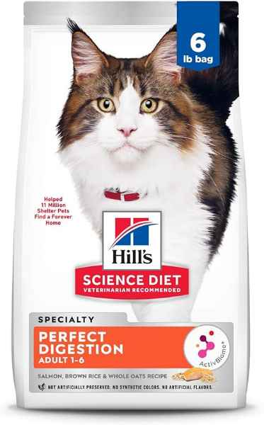 Picture of FELINE SCIENCE DIET ADULT PERFECT DIGESTION SALMON - 6lb